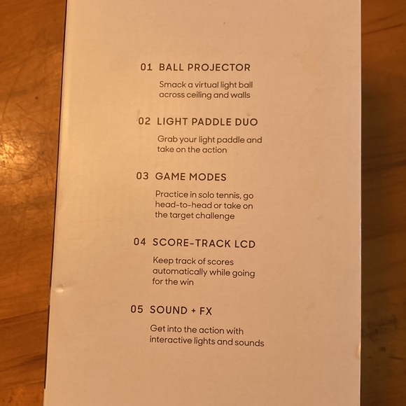 New Sharper Image Virtual  Space Pong Game 1 or 2 players - Picture 2 of 4